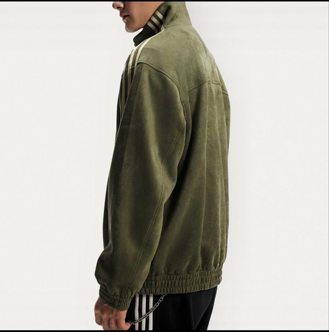 L adidas originals スエード トラックジャケット　緑