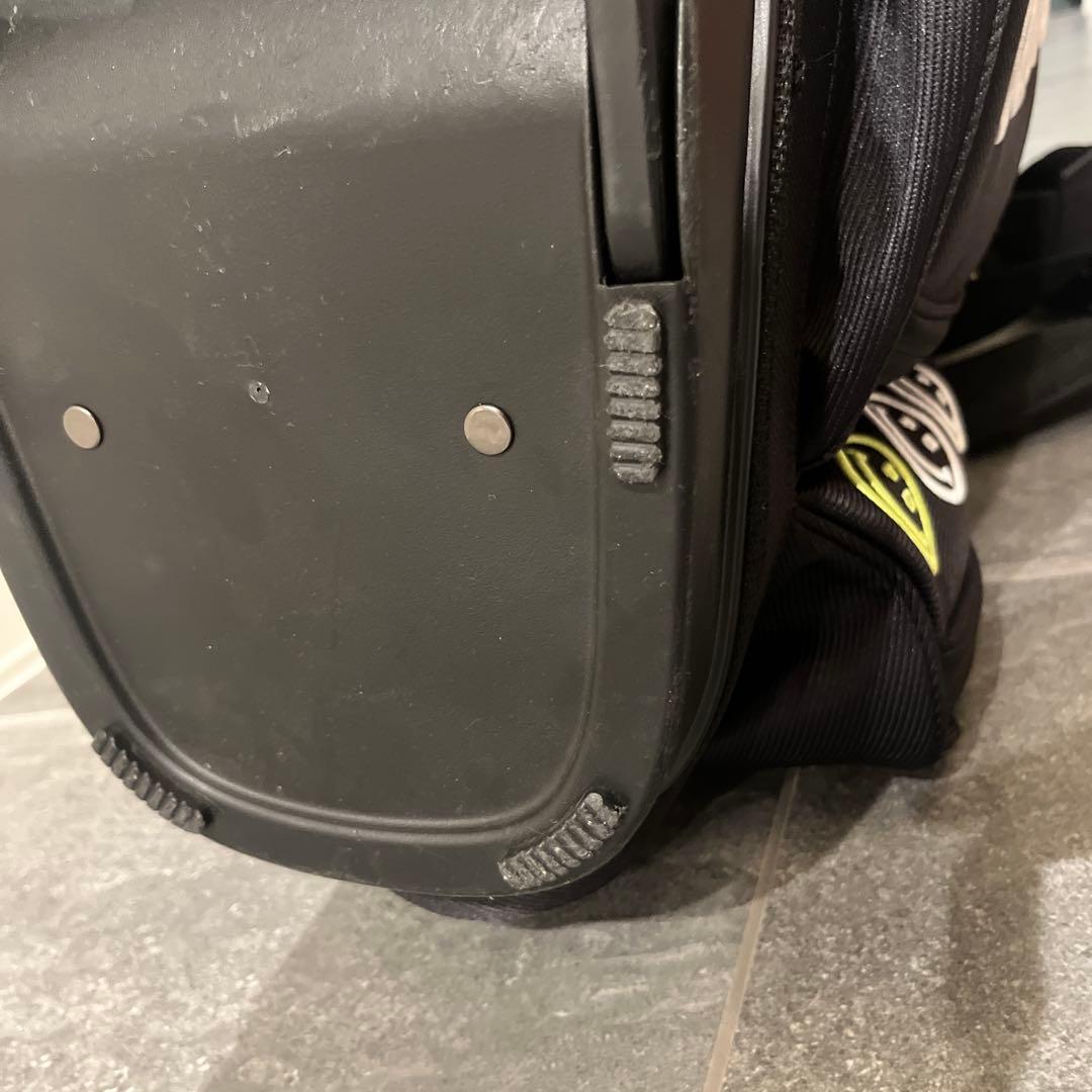 PEARLY GATES キャディバッグ スタンド付き ネイビー/グリーン