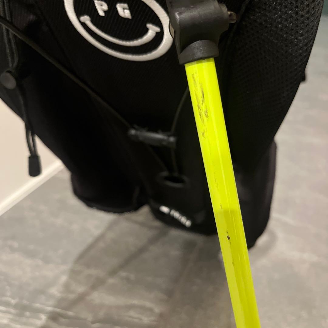 PEARLY GATES キャディバッグ スタンド付き ネイビー/グリーン