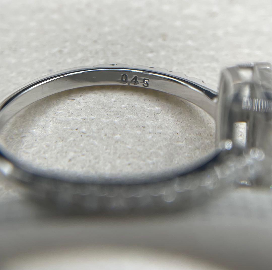 JK2★高級 ブラジル産パライバ0.2ct D プラチナ リング GIA鑑付