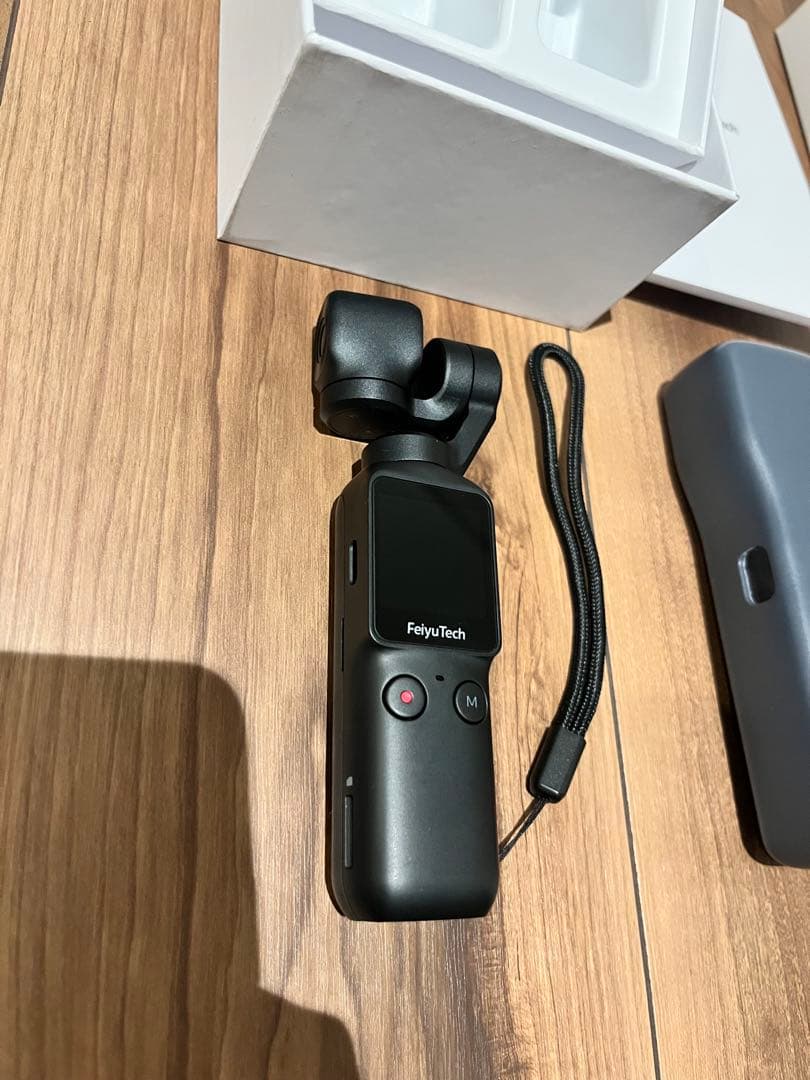 Feiyu pocket ジンバルカメラ 4K撮影 広角レンズ スマホ連動