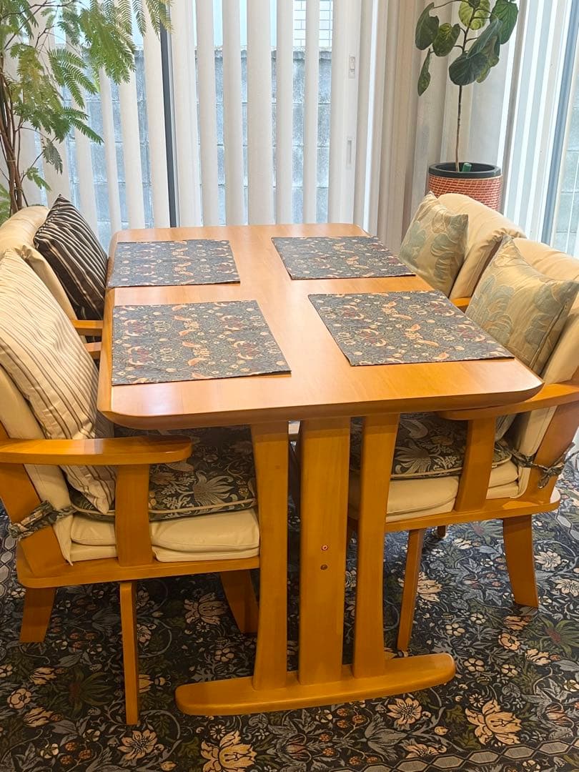 ダイニングテーブル(1400) チェア ダイニングセット