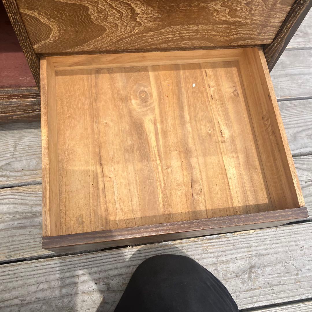 昭和レトロ ミッドセンチュリー 古家具 飾り棚 彫刻サイドボード ディスプレイ