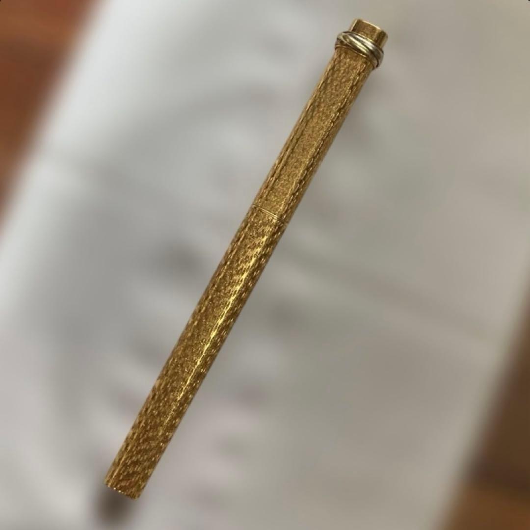 ボールペン　カルティエ　ゴールド