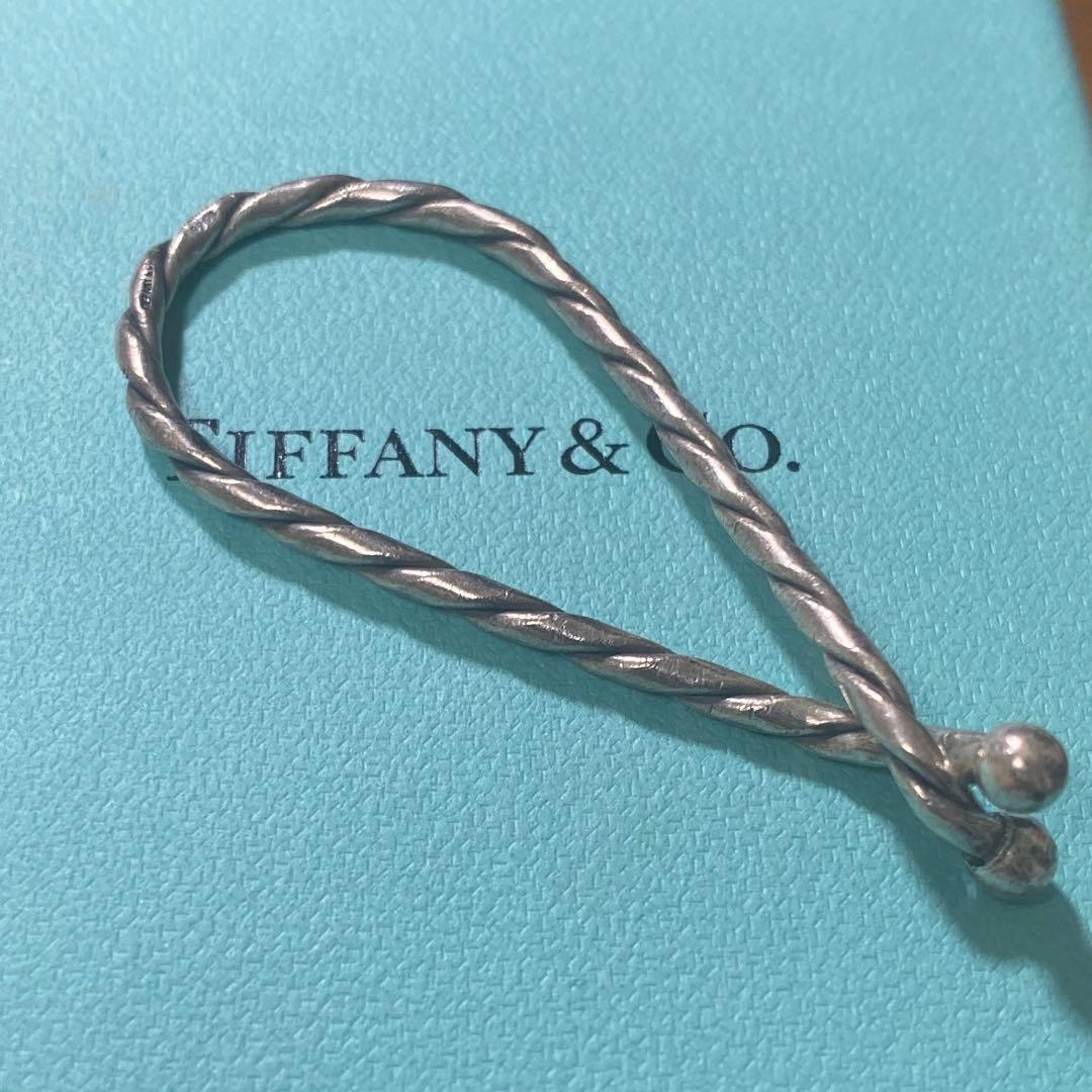 Tiffany ツイスト ロープ キーリング シルバー 925