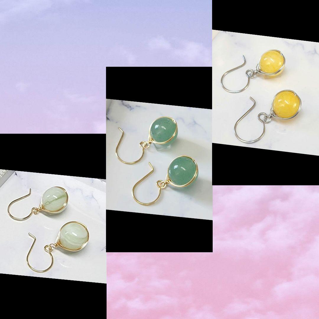 ぽんぽんジルコンダブルブレスレット14kgf