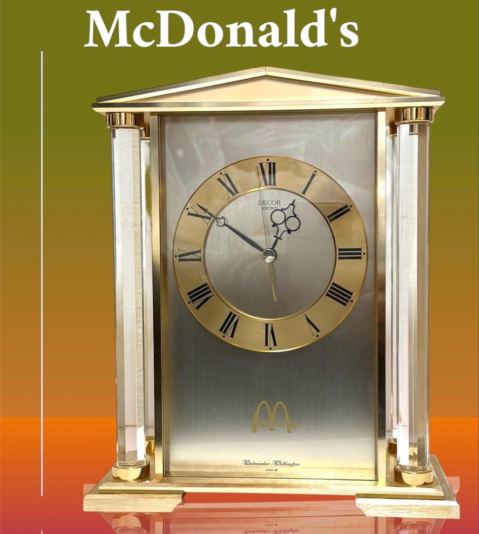 【超希少/非売品】マクドナルド セイコー DECOR メロディ・チャイム付 美品