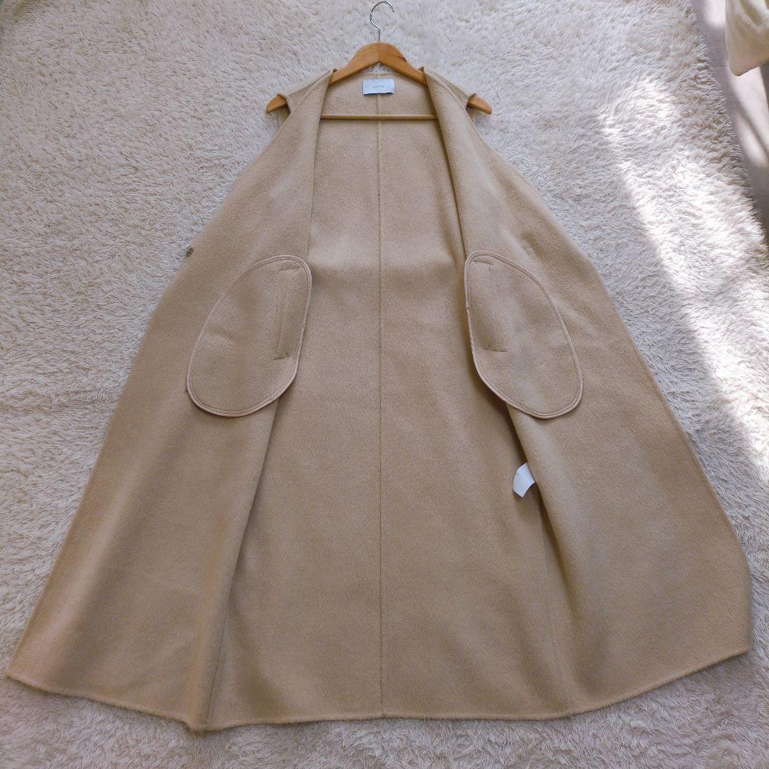 cizatto 2piece wool coat　ロング　ジレ　カーディガン