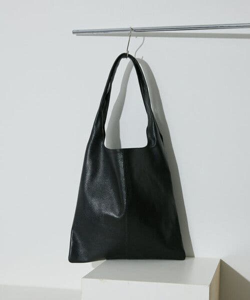 未使用級★ファーストハンド　レザー★トートバッグ　黒　牛革