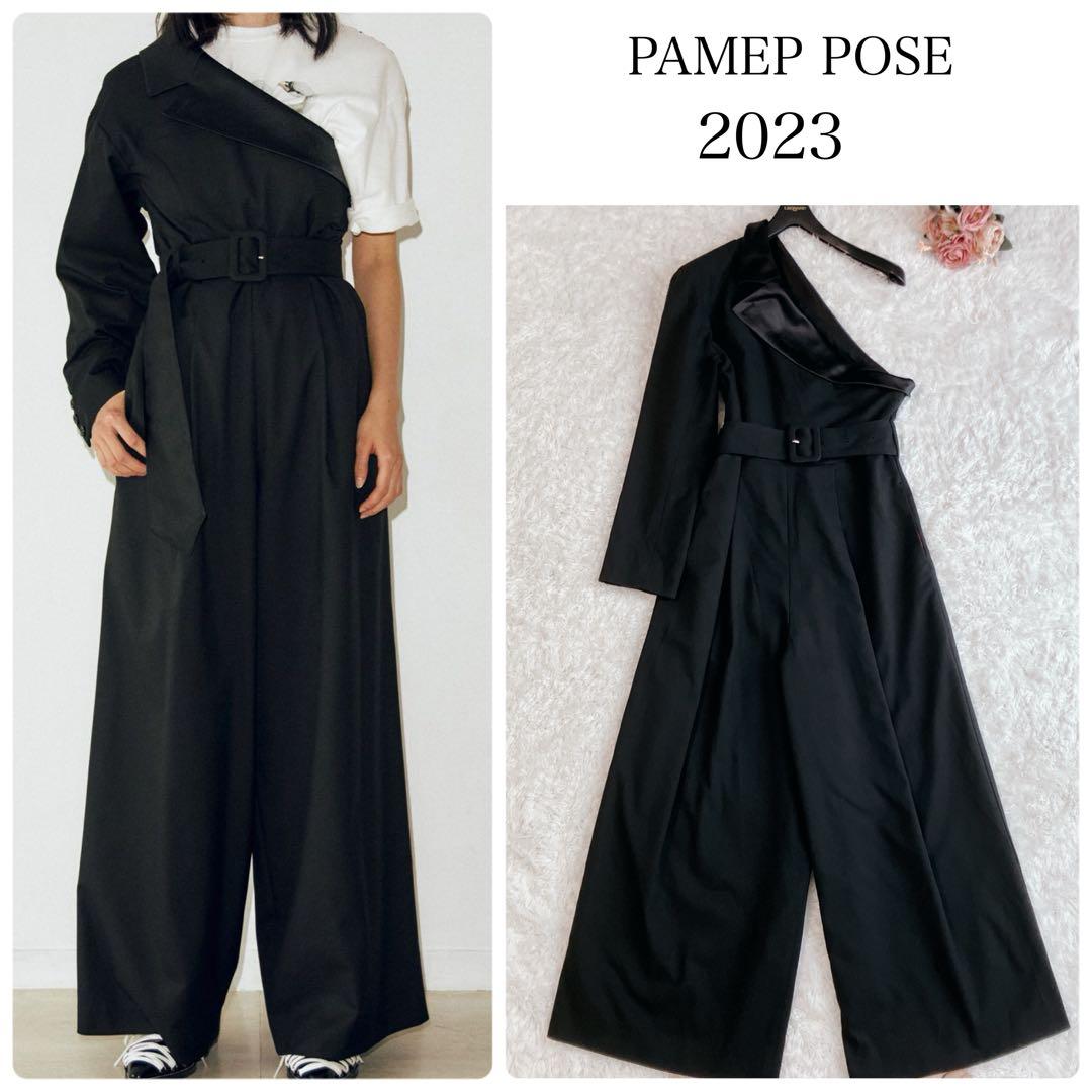 ゆ*ん様 美品✨23年モデル パメオポーズ Half Jumpsuits 完売品