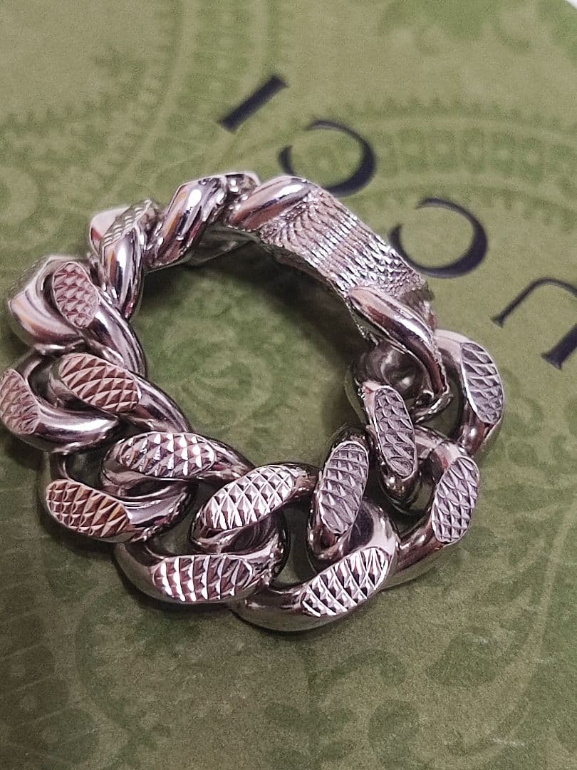 専用　新品 GUCCI インターロッキングG チェーン リング 指輪 S