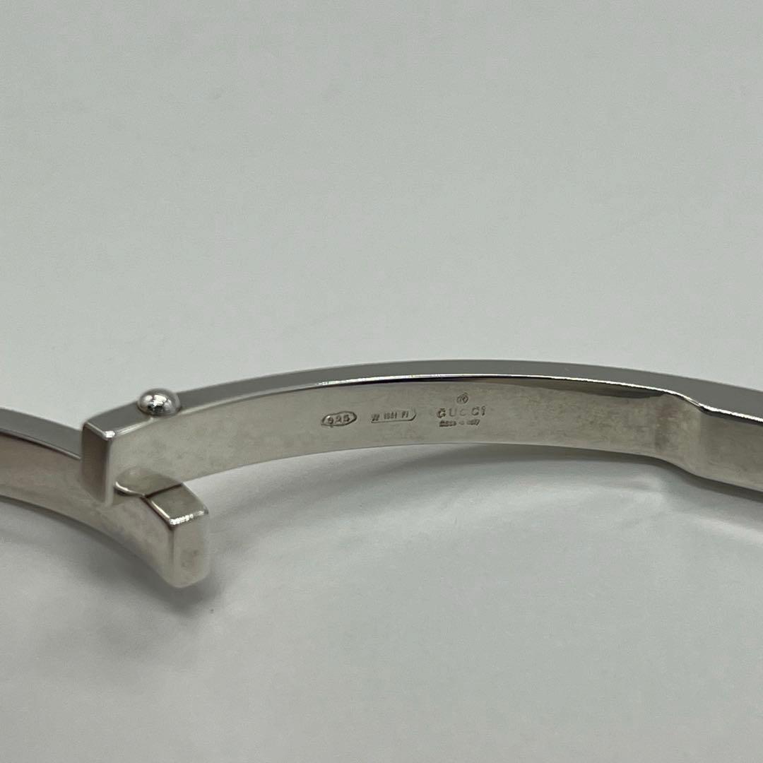 グッチ GUCCI バー プレート リンク ブレスレット SV925 希少