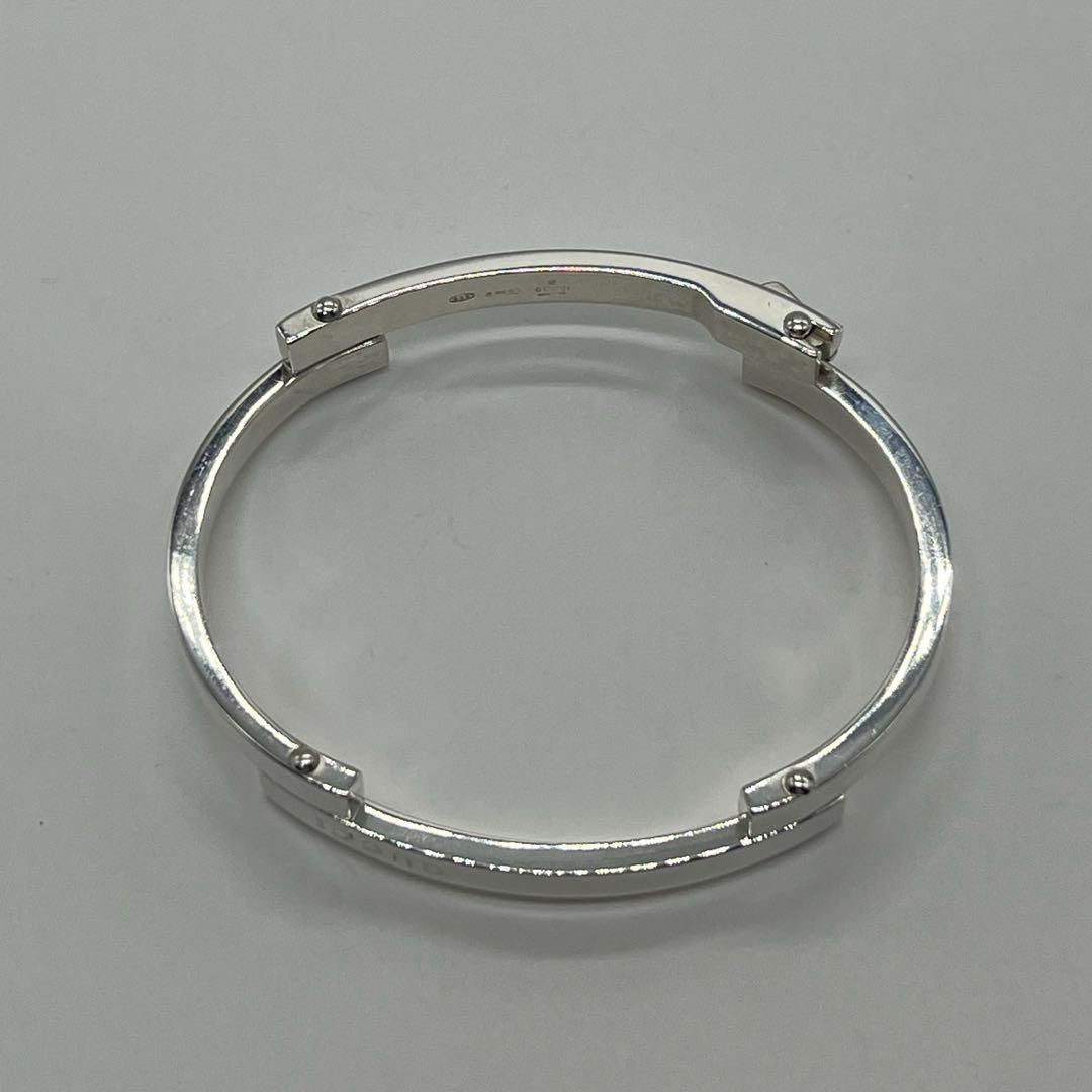 グッチ GUCCI バー プレート リンク ブレスレット SV925 希少