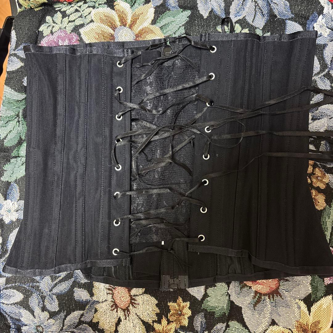 元鈴木さんコルセット　シレーヌ　ブラック　Lサイズ