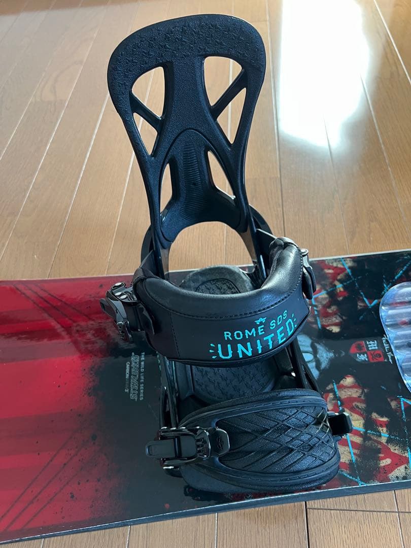 RIDE WILDLIFE155ROMEメンズスノーボードセット ケース付き