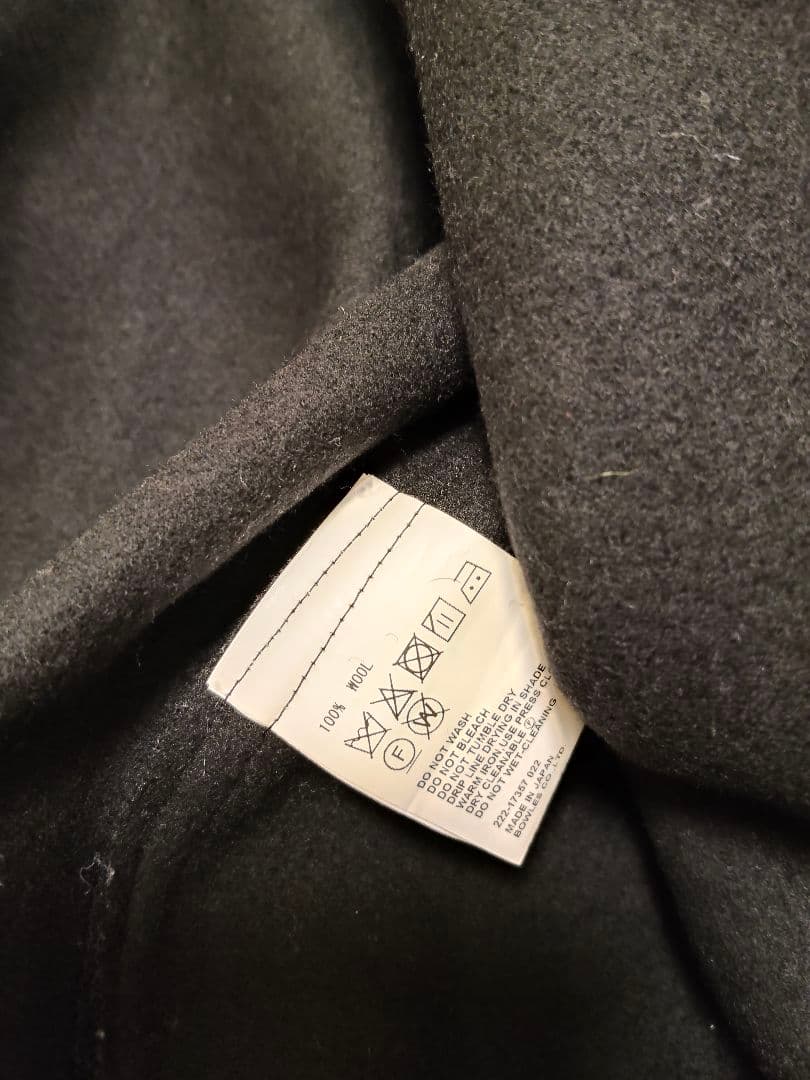 ハイク　HYKE メルトンフーデッドコート　ロングコート