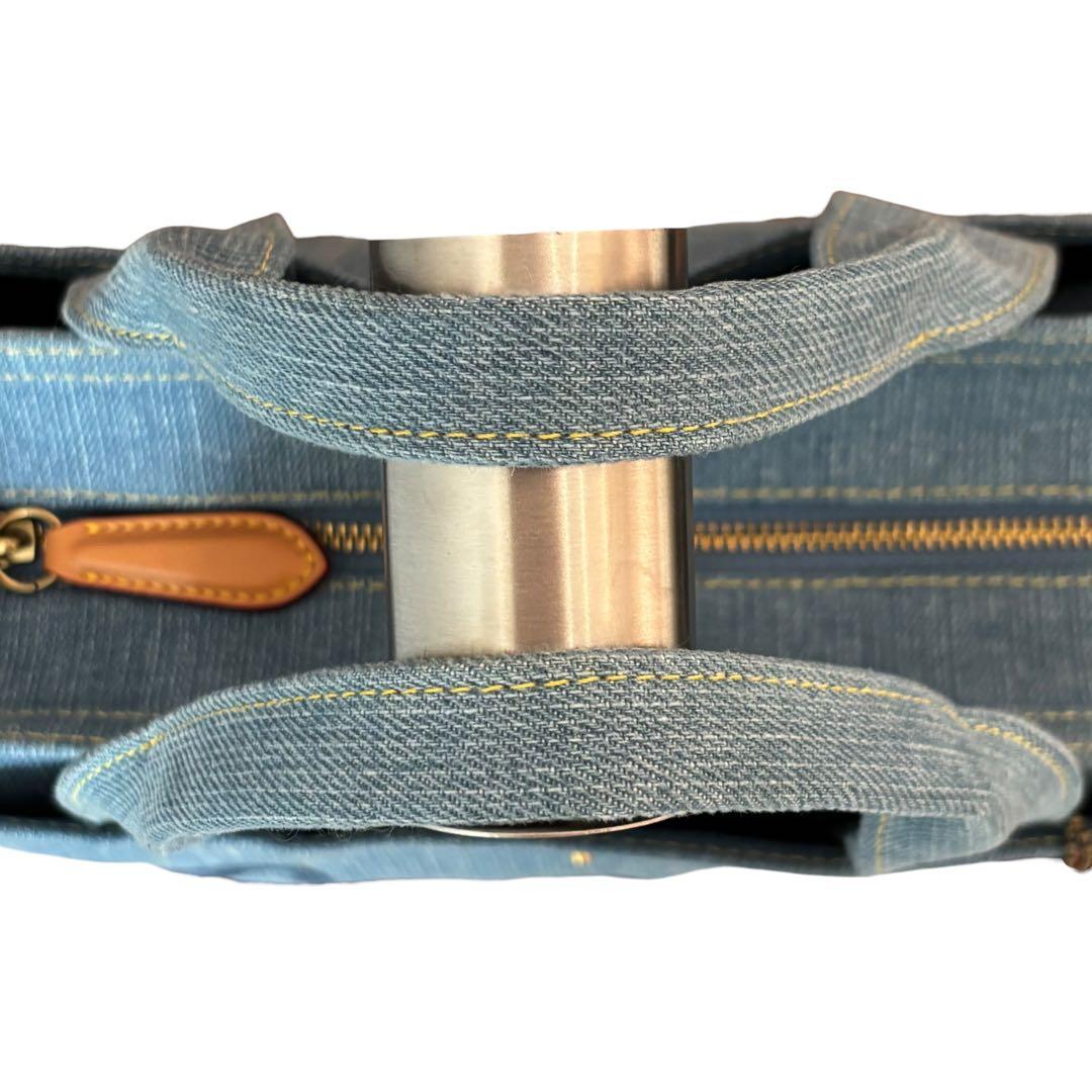 【✨美品✨】コーチ COACH 2WAYバッグ デニムカーゴトート A4