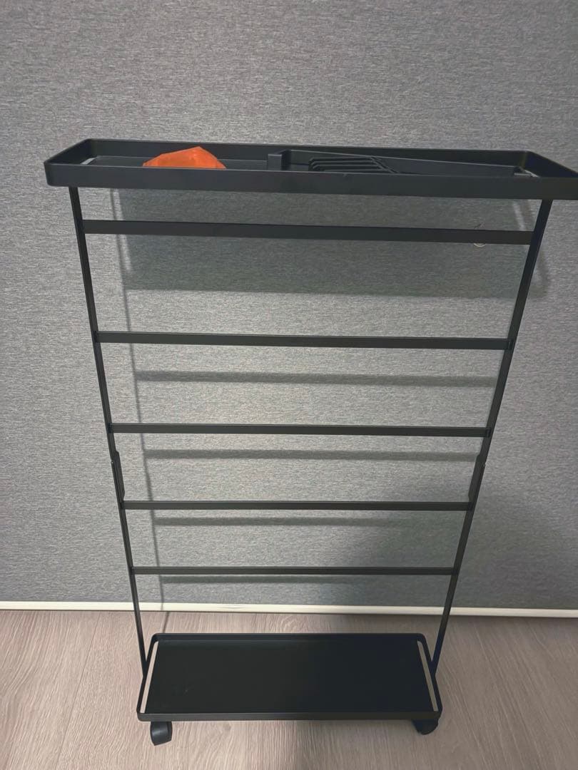 洗濯用品収納ワゴン タワー 山崎実業 tower 隙間収納 15cm ブラック