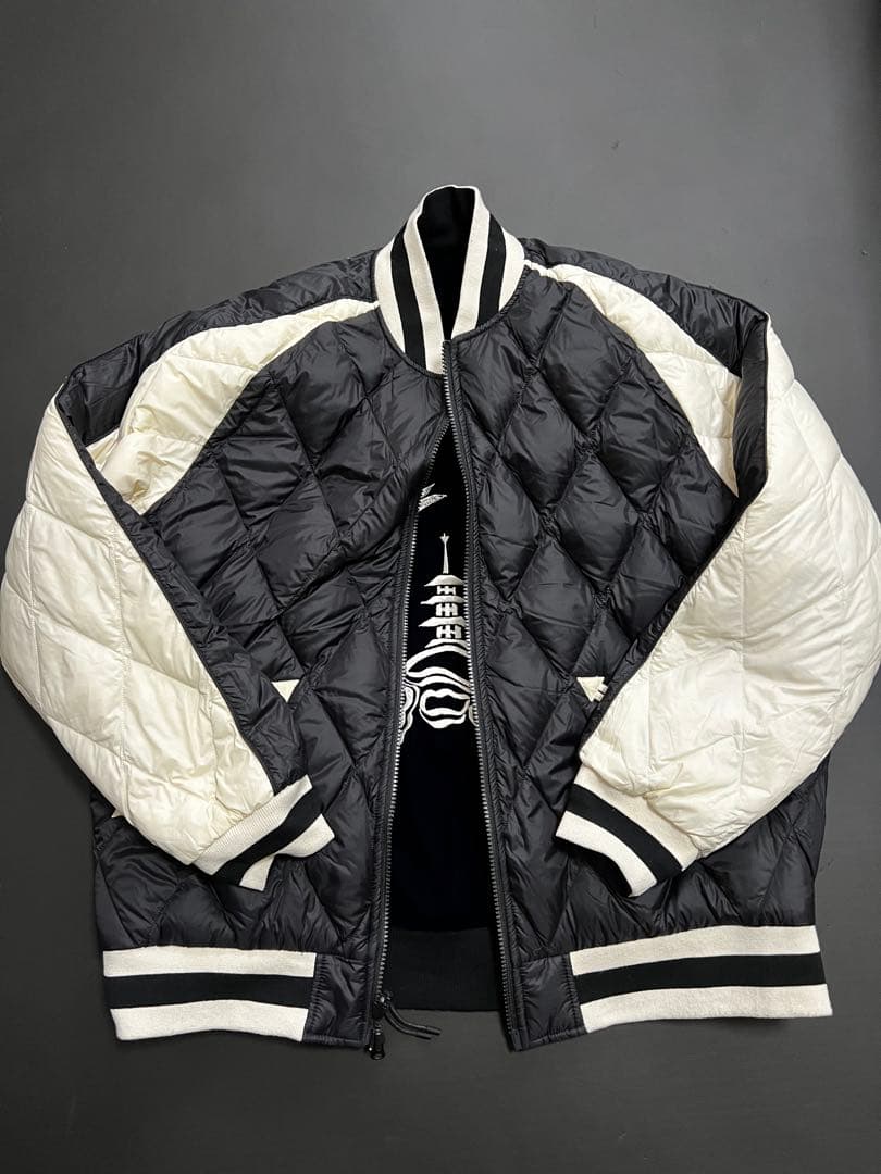 TAION リバーシブル スカジャン ネイビー スーベニア 虎刺繍