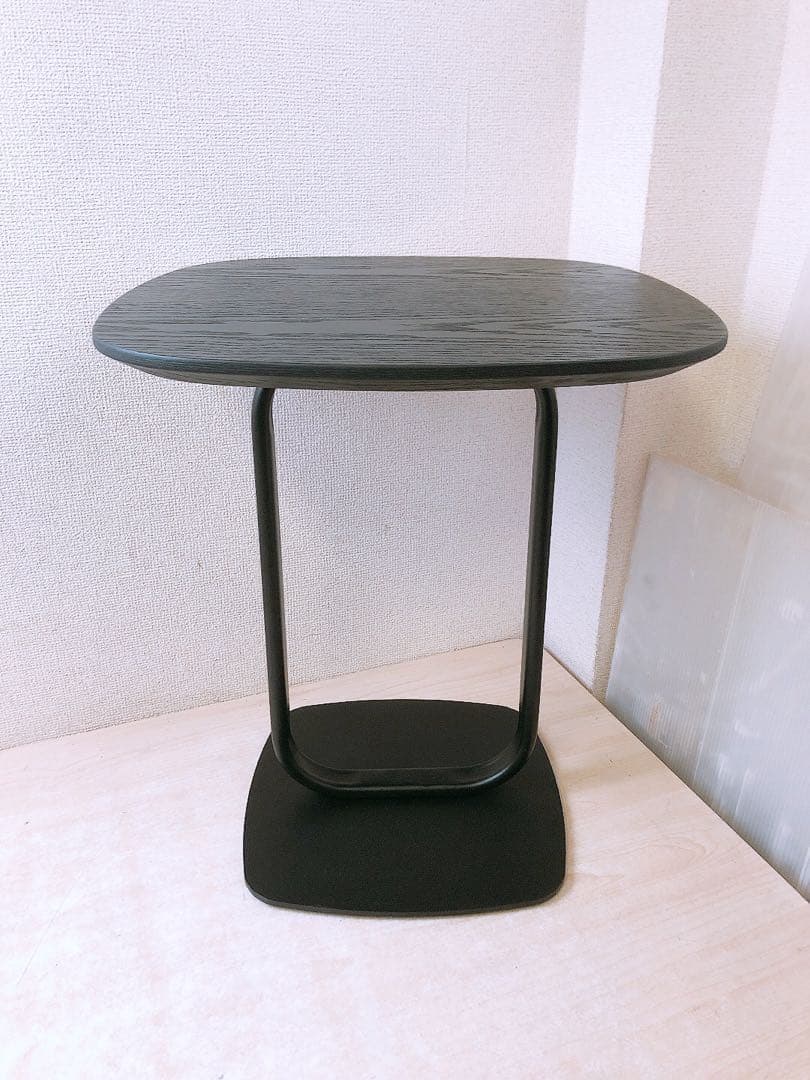⑨未使用★東谷 サイドテーブル ブラック TEC-84BK 机 インテリア家具