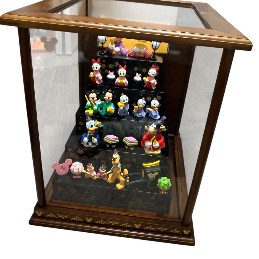 ベルメゾン ひな人形 ケース入り 雛飾り ディズニー 五段飾りケース付き