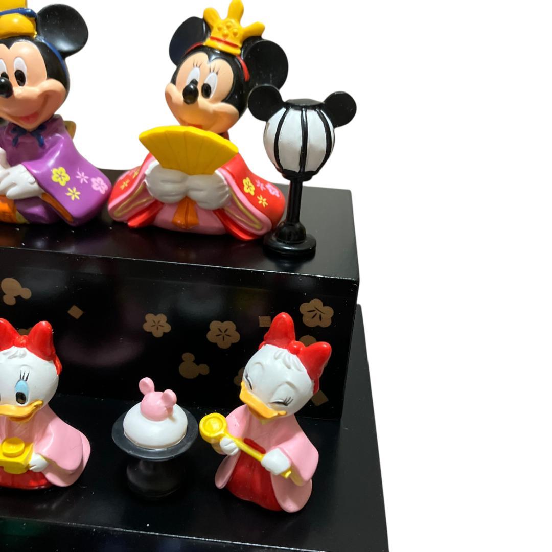 ベルメゾン ひな人形 ケース入り 雛飾り ディズニー 五段飾りケース付き