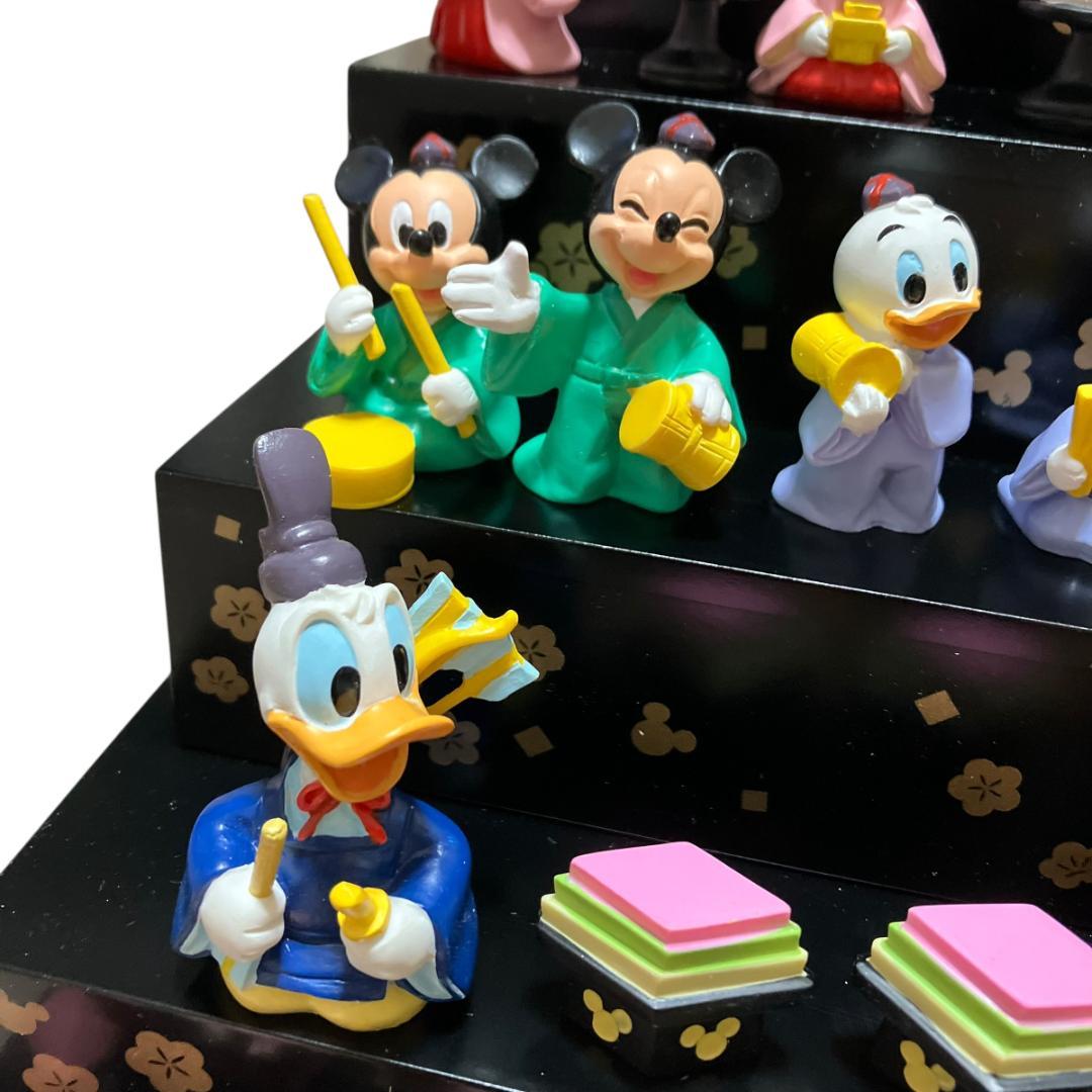 ベルメゾン ひな人形 ケース入り 雛飾り ディズニー 五段飾りケース付き