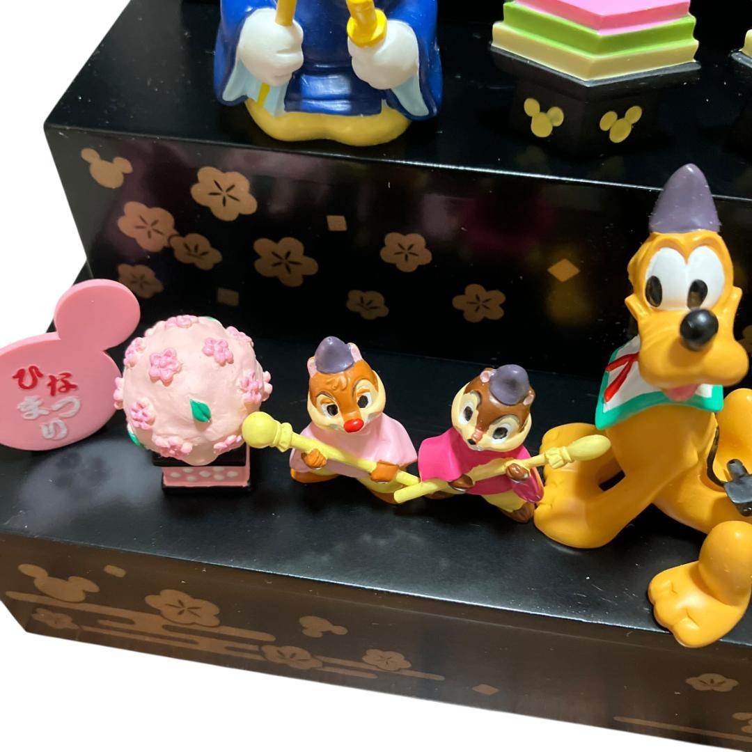 ベルメゾン ひな人形 ケース入り 雛飾り ディズニー 五段飾りケース付き