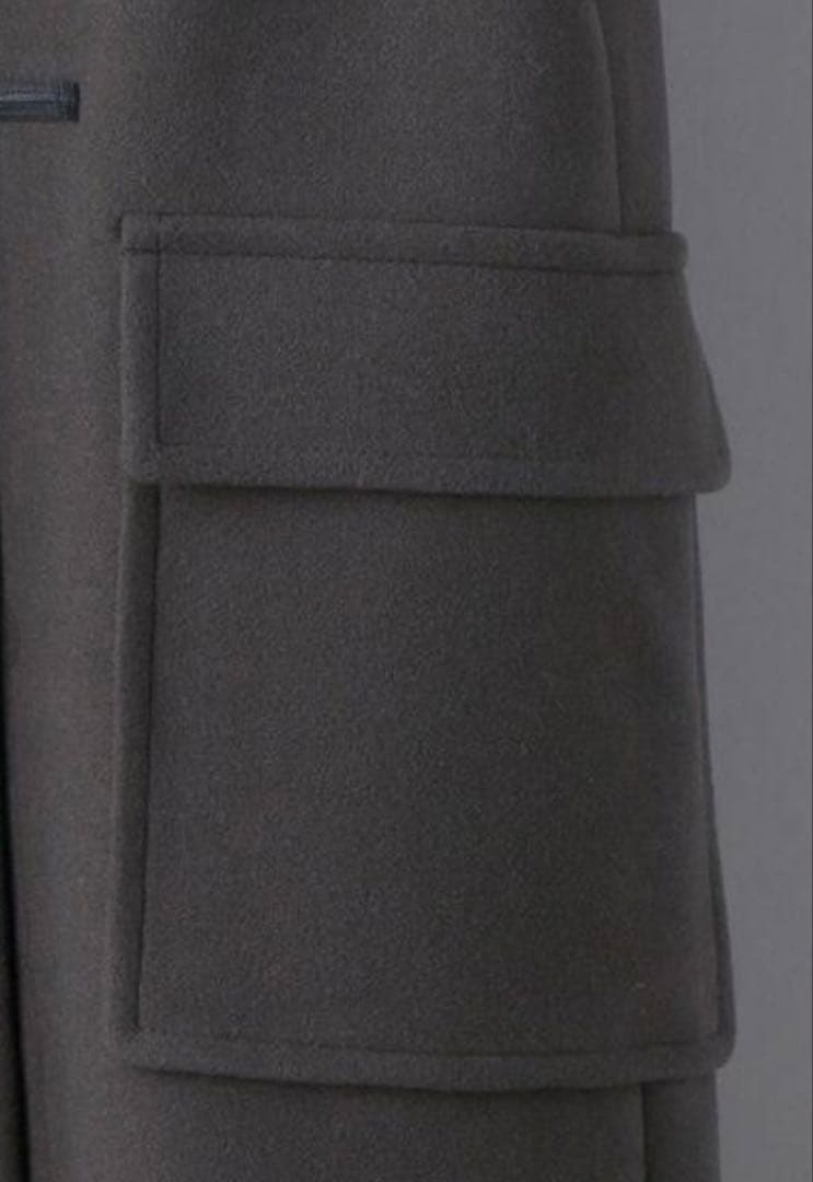 【一度着用】UNITED ARROWS W メルトンダッフルコート38