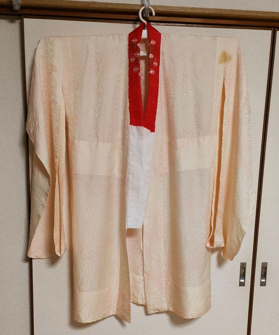 正絹着物一式 ジュニアサイズ 朱色総絞り　付属品多数 全14点