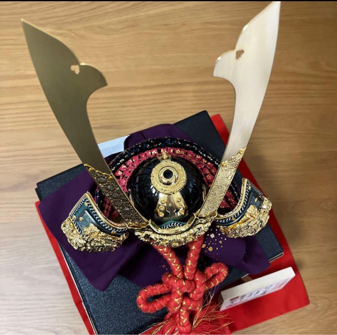 五月人形　兜　10号　カブト　江戸甲冑　東京都知事指定　伝統工芸品　龍玉作