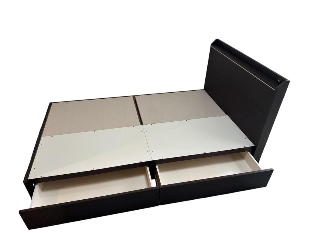 大阪京都限定 NITORI ニトリ セミダブル 収納付き ベッドフレーム