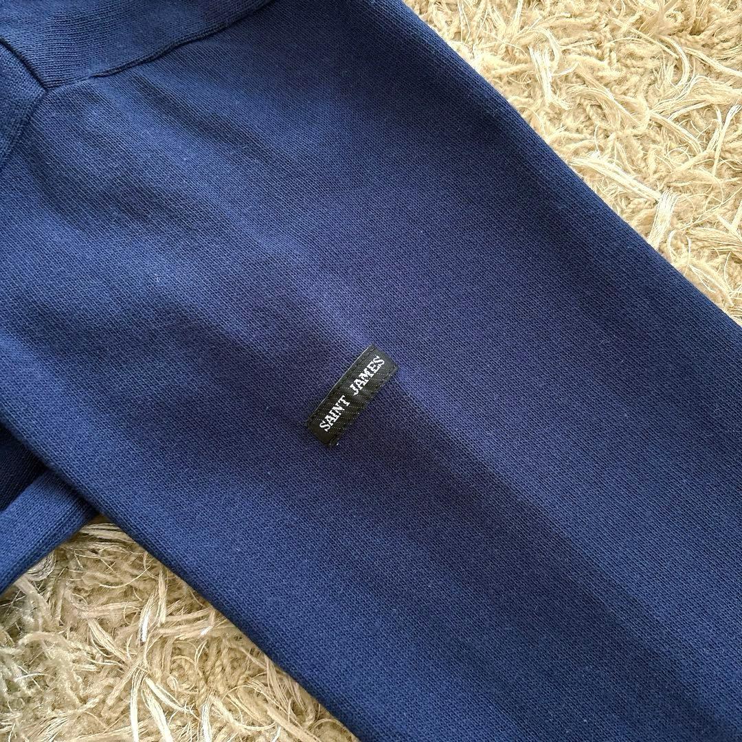 美品 SAINT JAMES セントジェームス ウェッソン ネイビー t6