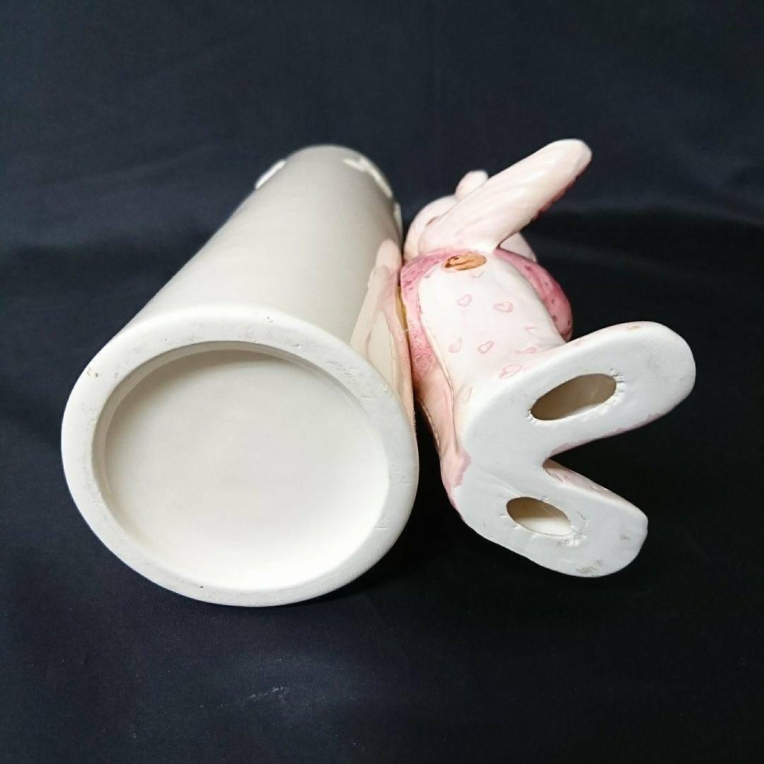 未使用保管品 seto craft 陶器花瓶 bear クマ　瀬戸焼 ◯　お祝い