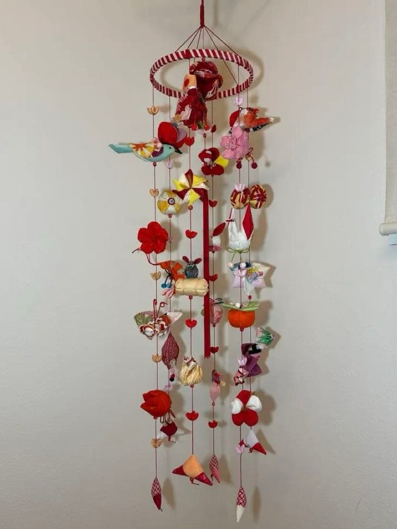 可愛いつるし雛No.175・ひな祭り・桃の節句・さげもん吊るし飾り・初節句飾り