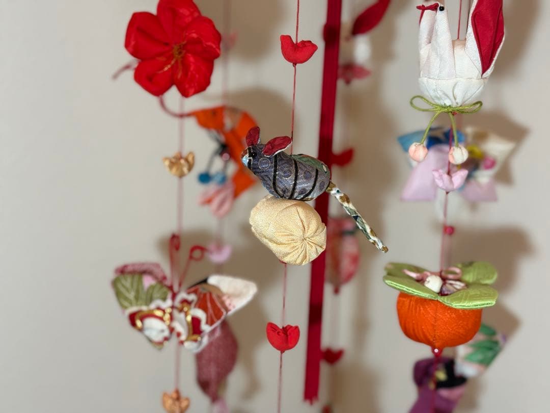 可愛いつるし雛No.175・ひな祭り・桃の節句・さげもん吊るし飾り・初節句飾り