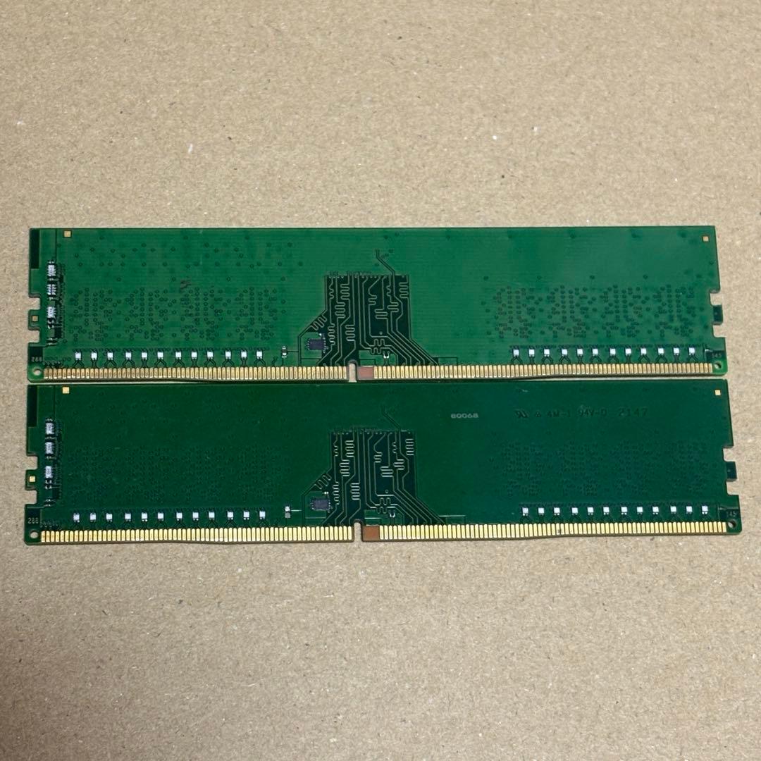 ジャンク DDR4 8GB 7枚 Kingston ADATA デスクトップ用
