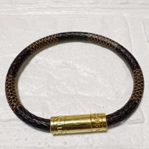 美品✨LOUIS VUITTON ブレスレット ダミエ ブラスレ キープイット