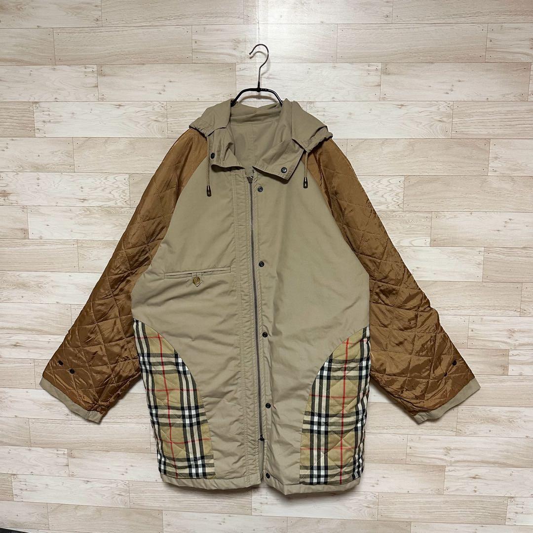 ✨BURBERRY バーバリー ノバチェック 収納フード付き ジャケット✨