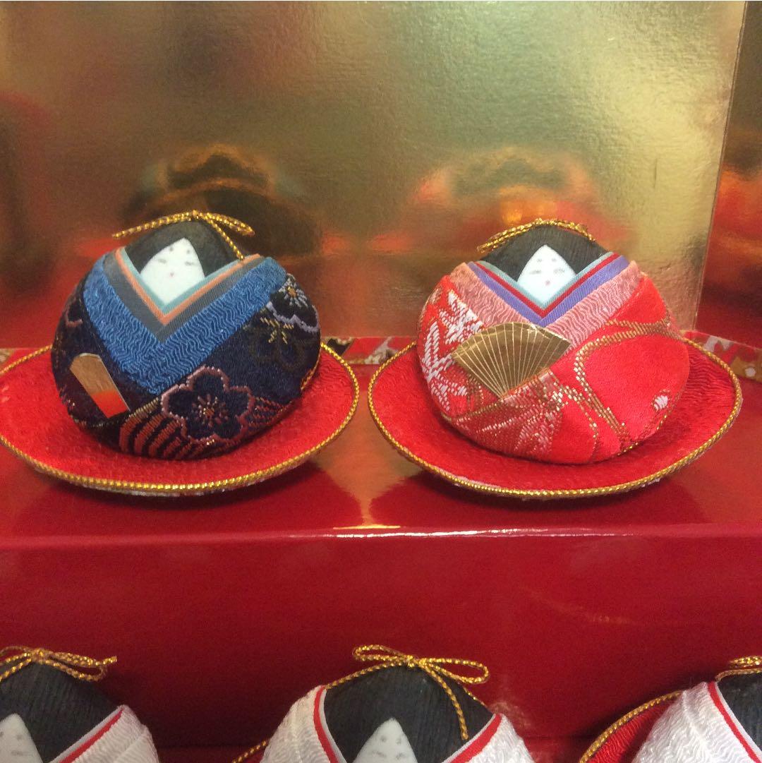 ちりめん貝雛 3段飾り