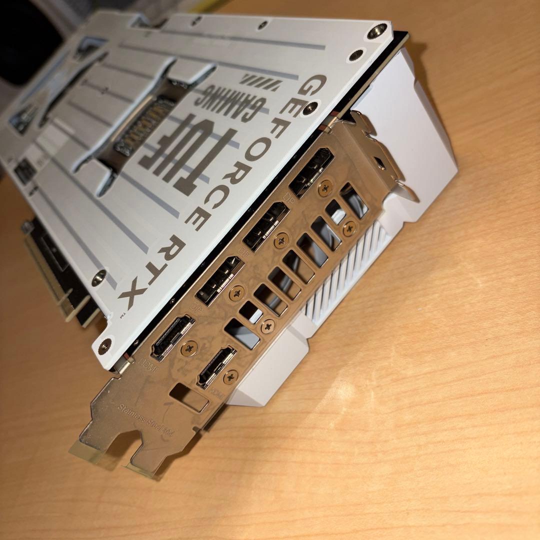 【ほぼ新品/少し傷あり】ASUS TUF RTX5070TI 16G WHITE