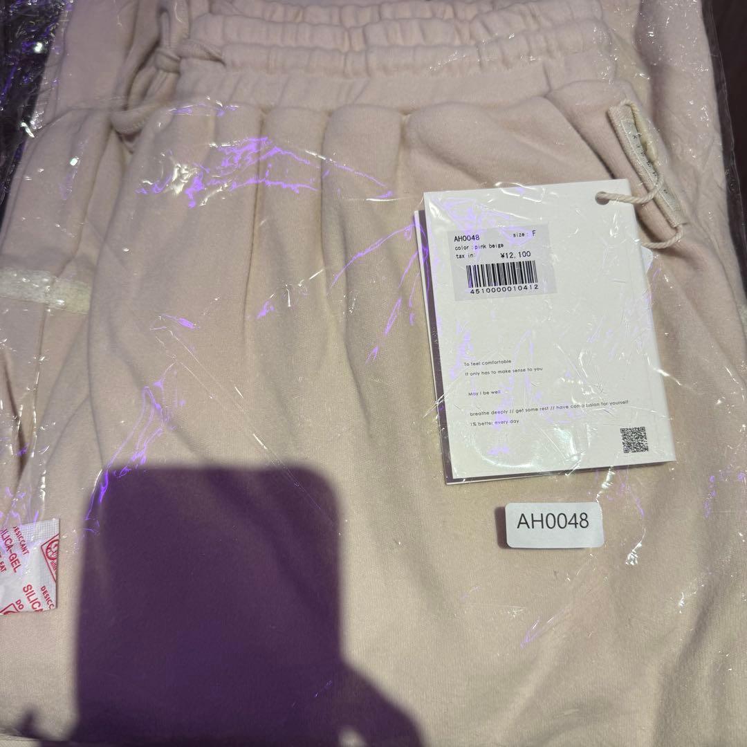 ANDMARY Milky pile heart zip tops 上下セット