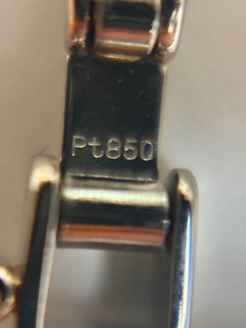 【新品未使用】プラチナネックレス　喜平6面ダブル　PT850 約50cm約30g