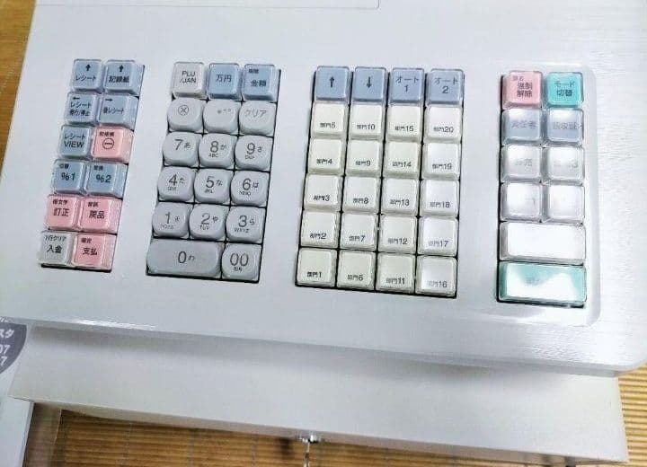 シャープレジスター　XE-A407　PC連携売上管理　上位機種　001100