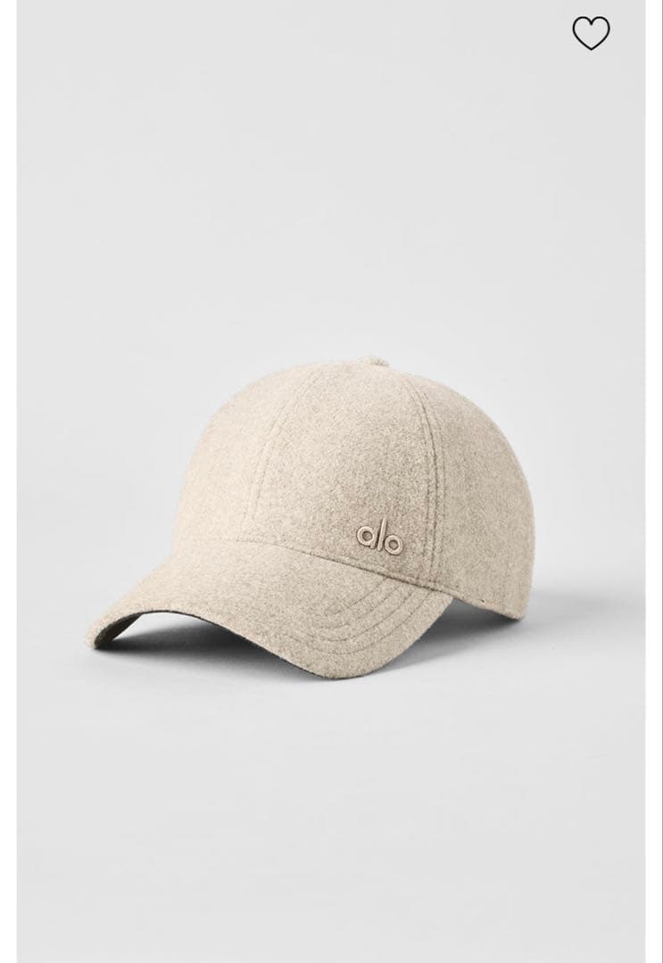 Alo Yoga キャップ Cream Heather 新品未使用タグ付き