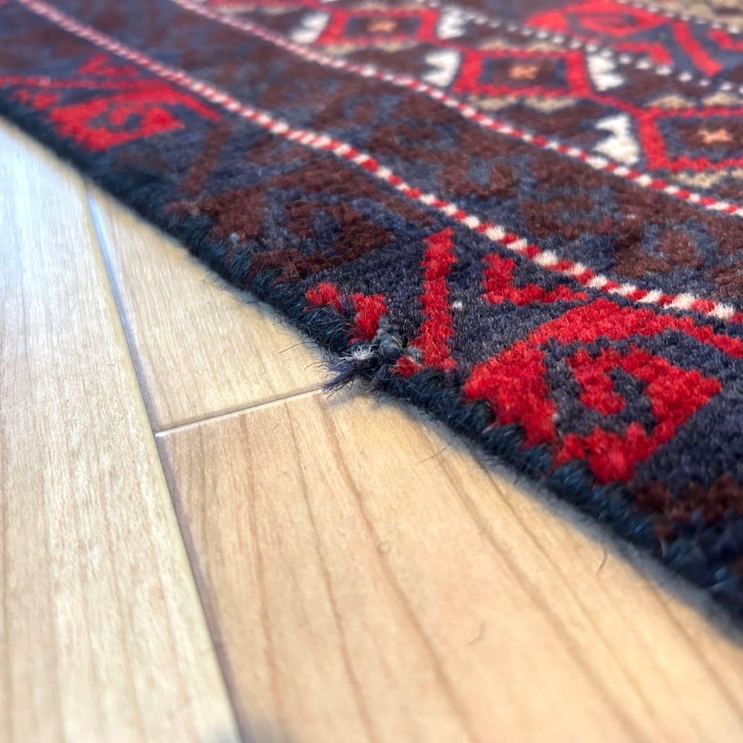 【1990's vintage】バルーチ族作 ビンテージラグ