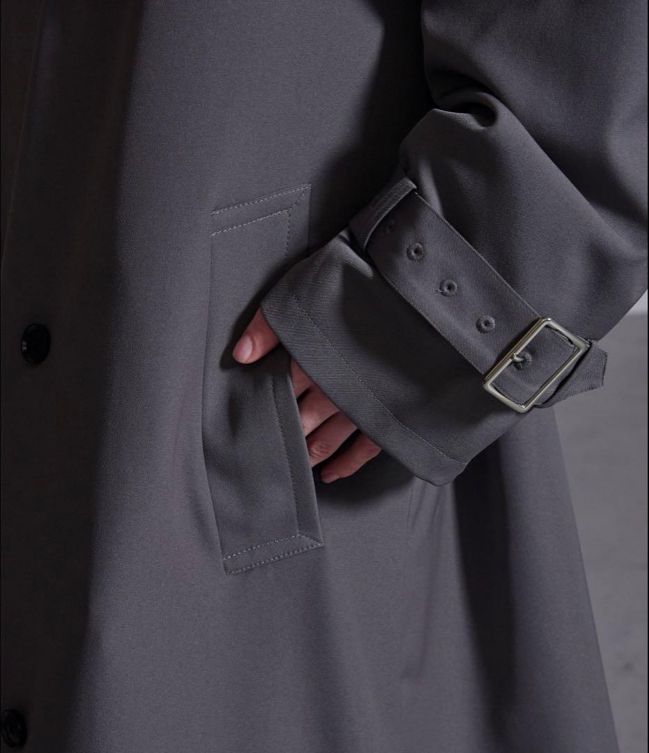 【Loose/ルース】【レア】モードオーバー ハイネックトレンチコート　黒