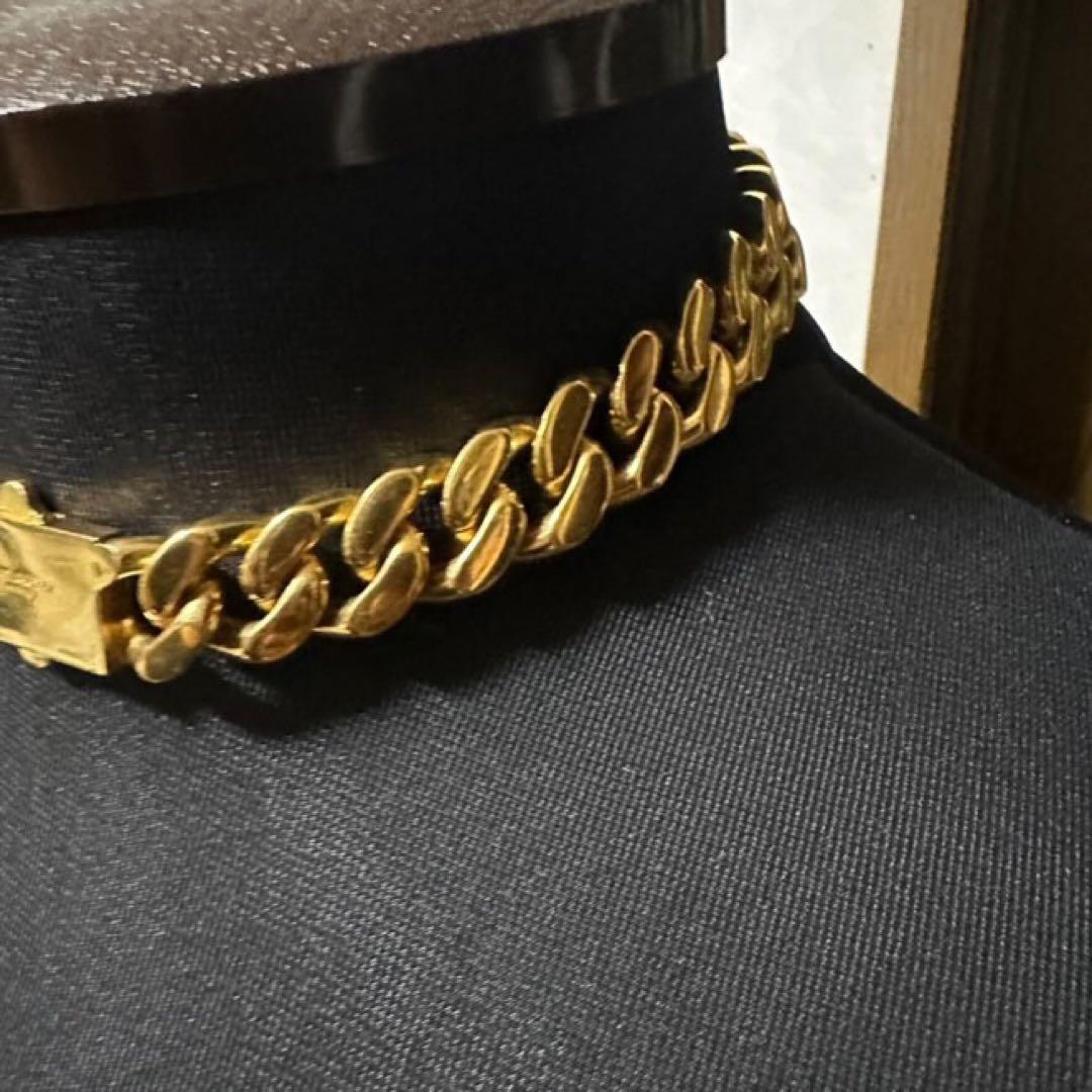 SAINT LAURENT メタルカーブ チェーン ネックレス