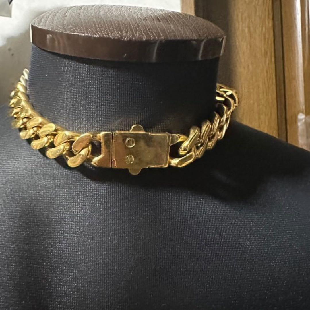 SAINT LAURENT メタルカーブ チェーン ネックレス