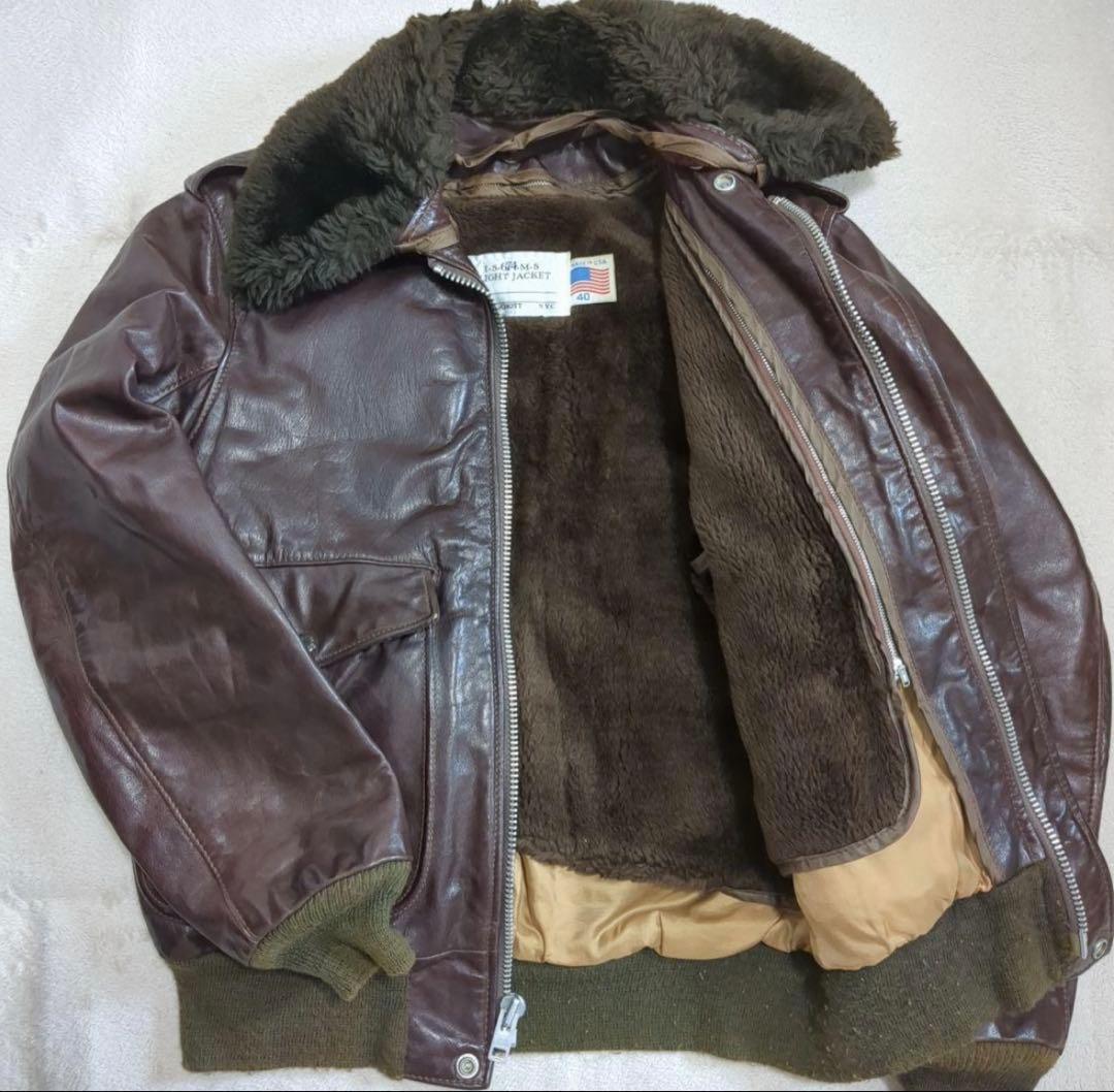 【美品】SCHOTT （ショット）G-1 レザージャケット フライトジャケット